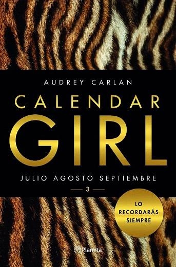 CALENDAR GIRL 3 | 9788408159636 | CARLAN, AUDREY | Llibreria La Gralla | Llibreria online de Granollers