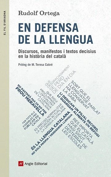 EN DEFENSA DE LA LLENGUA | 9788415307235 | ORTEGA, RUDOLF | Llibreria La Gralla | Librería online de Granollers
