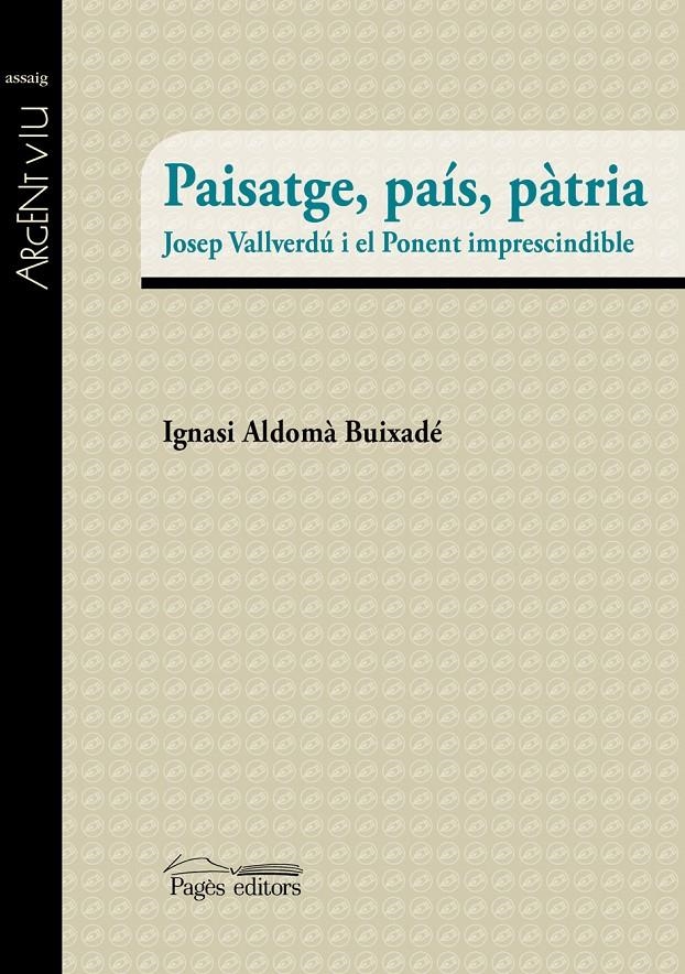 PAISATGE, PAIS, PATRIA | 9788499757094 | ALDOMA, IGNASI | Llibreria La Gralla | Librería online de Granollers