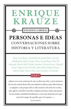 PERSONAS E IDEAS | 9788499926605 | KRAUZE, ENRIQUE | Llibreria La Gralla | Librería online de Granollers