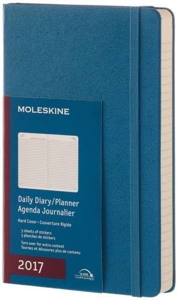 AGENDA 2017 MOLESKINE A5 D/P BLU | 8051272894035 | Llibreria La Gralla | Librería online de Granollers