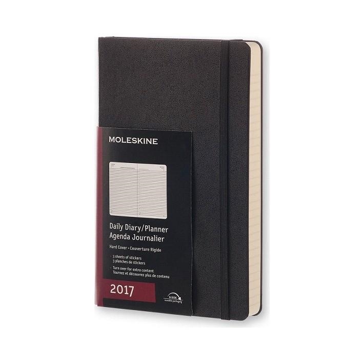 AGENDA 2017 MOLESKINE A5 D/P NEGRE | 8051272893205 | Llibreria La Gralla | Librería online de Granollers