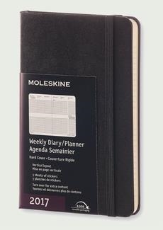 AGENDA 2017 MOLESKINE A7 S/V VERTICAL NEGRE | 8051272893380 | Llibreria La Gralla | Librería online de Granollers