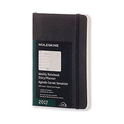 AGENDA 2017 MOLESKINE A7 S/V TAPA TOVA NEGRE | 8051272893335 | Llibreria La Gralla | Librería online de Granollers