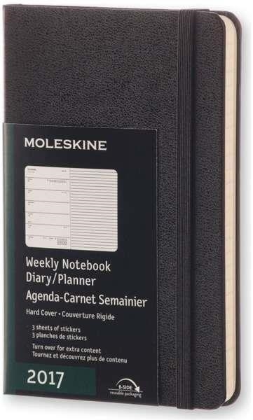 AGENDA 2017 MOLESKINE A7 S/V NEGRE | 8051272893311 | Llibreria La Gralla | Librería online de Granollers