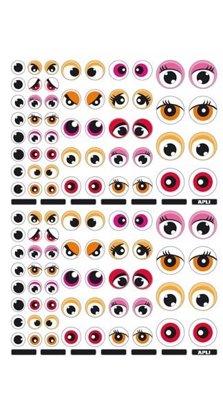 GOMETS AUTOADHESIUS ULLS ROSA TARONJA | 8410782138556 | 13855 | Llibreria La Gralla | Llibreria online de Granollers