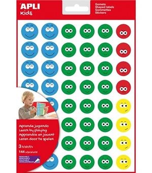 GOMETS APLI CARA FELIÇ | 8410782142263 | 14226 | Llibreria La Gralla | Librería online de Granollers