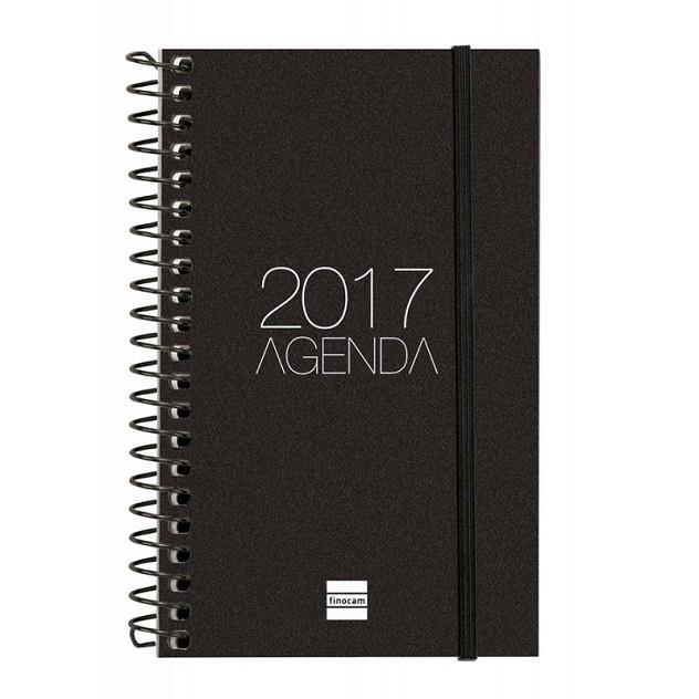 AGENDA 2017 FINOCAM OPAQUE  NEGRE A4 DP | 8422952141648 | FIN742956017 | Llibreria La Gralla | Llibreria online de Granollers