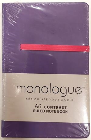 LLIBRETA A6 MONOLOGUE LILA | 8888033314361 | BUS74006314361 | Llibreria La Gralla | Llibreria online de Granollers