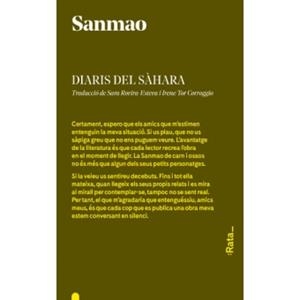 DIARIS DEL SAHARA | 9788494489167 | SANMAO | Llibreria La Gralla | Librería online de Granollers