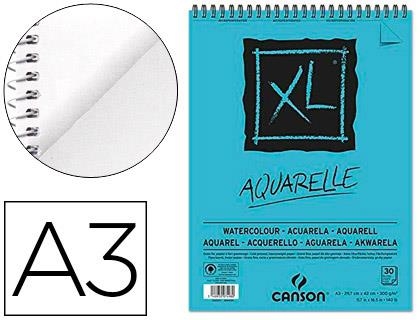 BLOC CANSON XL AQUARELLE A3 300G | 3148950074980 | Llibreria La Gralla | Librería online de Granollers