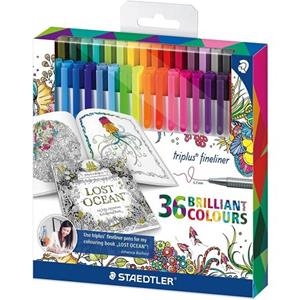 RETOLADORS STAEDTLER TRIPLUS FINELINER 0.3MM 36 UNITATS | 4007817018712 | STD334C36JB | Llibreria La Gralla | Llibreria online de Granollers