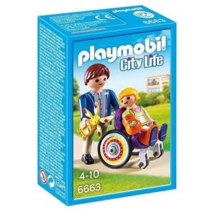 PLAYMOBIL CITY LIFE PARE I FILL AMB CADIRA DE RODES | 4008789066633 | PLAYMOBIL | Llibreria La Gralla | Librería online de Granollers