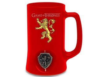 GERRA VERMELLA JOC DE TRONS AMB EMBLEMA GIRATORI CASA LANNISTER | 8436546898047 | SD TOYS | Llibreria La Gralla | Librería online de Granollers