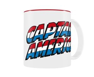 TASSA CERAMICA MARVEL LOGO CAPITAN AMERICA | 8435450202308 | SD TOYS | Llibreria La Gralla | Librería online de Granollers