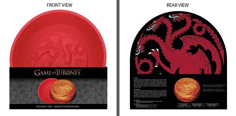 MOTLLE DE SILICONA PER FORN GAME OF THRONES LOGO CASA TARGARYEN | 8436546898023 | SD TOYS | Llibreria La Gralla | Llibreria online de Granollers