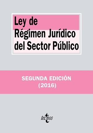 LEY DE REGIMEN JURIDICO DEL SECTOR PUBLICO 2ED. 2016 | 9788430970636 | VVVAA | Llibreria La Gralla | Librería online de Granollers