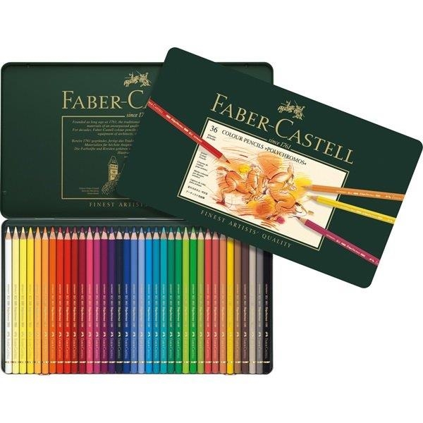 CAIXA LLAPIS POLYCHROMOS 36 UN FABER CASTELL  | 4005401100362 | FAB110036 | Llibreria La Gralla | Llibreria online de Granollers