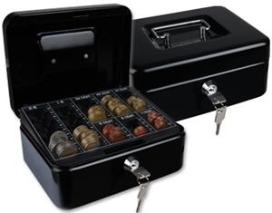 CAIXA DE CAUDALS 20 CMS COLOR NEGRE | 5705831042773 | QCO37606 | Llibreria La Gralla | Llibreria online de Granollers