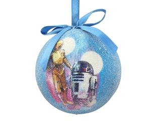 STAR WARS BOLA DECORACIO ARBRE DE NADAL C-3PO I R2-D2 | 8436546897705 | SD TOYS | Llibreria La Gralla | Llibreria online de Granollers