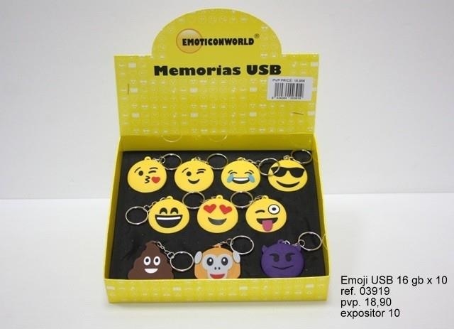 PEN DRIVE 16 GB EMOTICONES  | USB8E | 03919 | Llibreria La Gralla | Llibreria online de Granollers