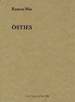 OSTIES | 9788494579240 | MAS, RAMON | Llibreria La Gralla | Librería online de Granollers