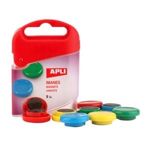 IMANTS COLORS 8 UNITATS | 8410782126737 | APLI12673 | Llibreria La Gralla | Librería online de Granollers