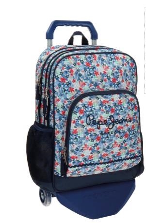 MOTXILLA RODES PEPE JEANS BELLA TRES CREMALLERES 2017 | 8435465008148 | PEP65124M1 | Llibreria La Gralla | Librería online de Granollers