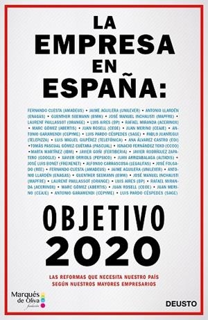 EMPRESA EN ESPAÑA OBJETIVO 2020, LA | 9788423426508 | VVAA | Llibreria La Gralla | Llibreria online de Granollers
