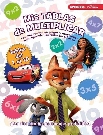 MIS TABLAS DE MULTIPLICAR  | 9788416548873 | DISNEY | Llibreria La Gralla | Librería online de Granollers