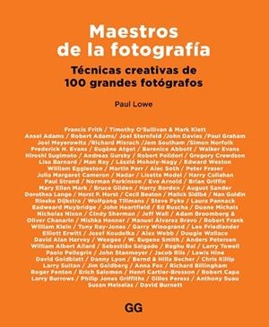 MAESTROS DE LA FOTOGRAFÍA | 9788425230059 | LOWE, PAUL | Llibreria La Gralla | Librería online de Granollers