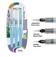 PACK 3 PINZELLS DIPOSIT PENTEL FI/MITJA/GRUIXUT | 4016284338841 | 1PE07BEL043 | Llibreria La Gralla | Llibreria online de Granollers