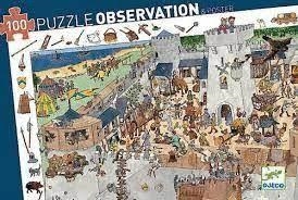 PUZZLE OBSERVATION 100 PECES DJECO FORT | 3070900075030 | TOPDJ07503 | Llibreria La Gralla | Llibreria online de Granollers