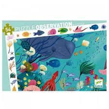 PUZZLE OBSERVATION 54 PECES DJECO AQUATIC | 3070900075627 | TOPDJ07562 | Llibreria La Gralla | Librería online de Granollers