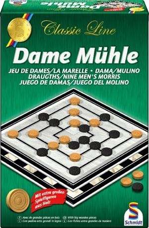 JUEGO DE DAMAS / JUEGO DEL MOLINO | 4001504490836 | SCHMIDT | Llibreria La Gralla | Llibreria online de Granollers