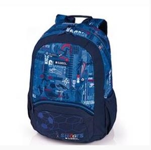 MOTXILLA GABOL DUES CREMALLERES FUTBOL BLAVA | 8425126167239 | GAB220177099 | Llibreria La Gralla | Llibreria online de Granollers