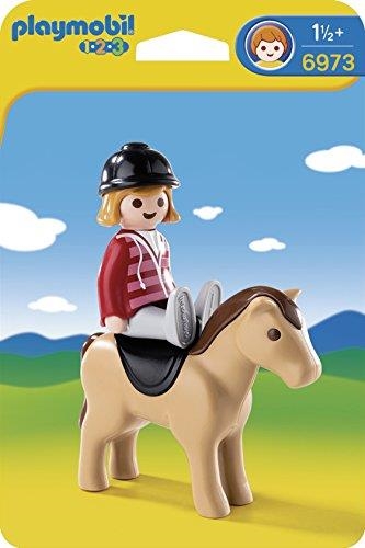 PLAYMOBIL 1 2 3 JINETE CON CABALLO | 4008789069733 | PLAYMOBIL | Llibreria La Gralla | Librería online de Granollers