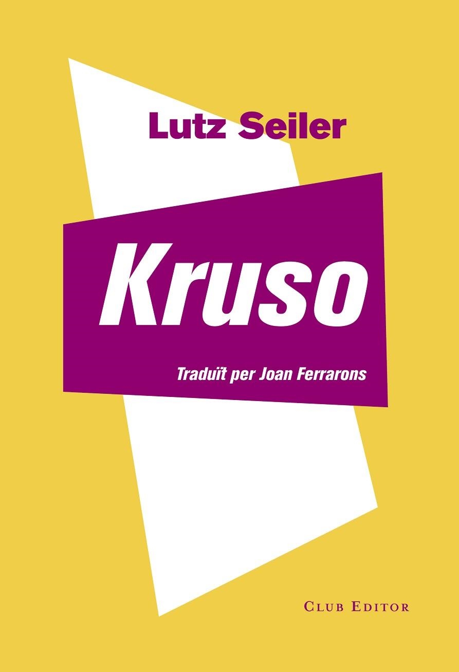 KRUSO | 9788473292122 | SEILER, LUTZ | Llibreria La Gralla | Librería online de Granollers
