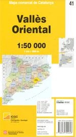 VALLES ORIENTAL MAPA COMARCAL DE CATALUNYA 1:50000 | 9788439394648 | VVAA | Llibreria La Gralla | Llibreria online de Granollers