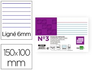 FITXA CARTOLINA RATLLES Nº3 150X100 LIDERPAPEL | 8423473035263 | 03526 | Llibreria La Gralla | Librería online de Granollers