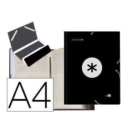 CARPETA CLASSIFICADORA ANTARTIK NEGRE | 8423473870826 | 87082 | Llibreria La Gralla | Librería online de Granollers