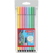 RETOLADOR STABILO PEN 68 COLORS PASTELS | 4006381507882 | STD68/8/-01 | Llibreria La Gralla | Llibreria online de Granollers