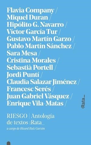 RIESGO | 9788494489136 | VV.AA | Llibreria La Gralla | Librería online de Granollers