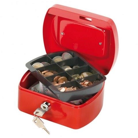 CAIXA FORTA Q-CONNECT 155X120 VERMELLA | 5705831042476 | 37653 | Llibreria La Gralla | Llibreria online de Granollers