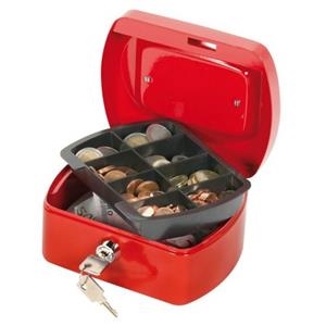 CAIXA FORTA Q-CONNECT 155X120 VERMELLA | 5705831042476 | 37653 | Llibreria La Gralla | Llibreria online de Granollers