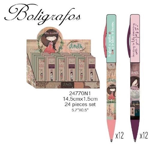 BOLIGRAF ANEKKE AMB CAIXA LOVE TO SHARE | 8434172049505 | WAKBO24770N1 | Llibreria La Gralla | Llibreria online de Granollers