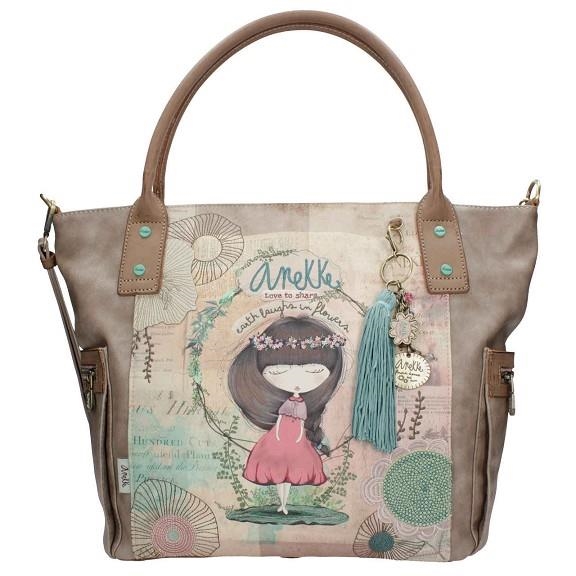 BOLSO NANÇA ANEKKE LOVE TO SHARE BEIGE  | 8434172049512 | WAK247701 | Llibreria La Gralla | Llibreria online de Granollers