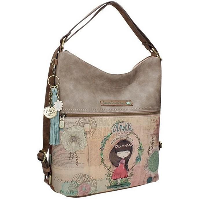 BOLSO NANÇA ANEKKE LOVE TO SHARE BEIGE  | 8434172049598 | WAK247714 | Llibreria La Gralla | Llibreria online de Granollers