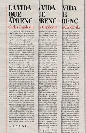 VIDA QUE APRENC, LA | 9788494616365 | CAPDEVILA, CARLES | Llibreria La Gralla | Librería online de Granollers