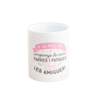 TASSA CERAMICA "A LA MILLOR COMPANYA DE RIURES, FARRES I FATIGUES..." | 8435460707725 | MR. WONDERFUL | Llibreria La Gralla | Llibreria online de Granollers